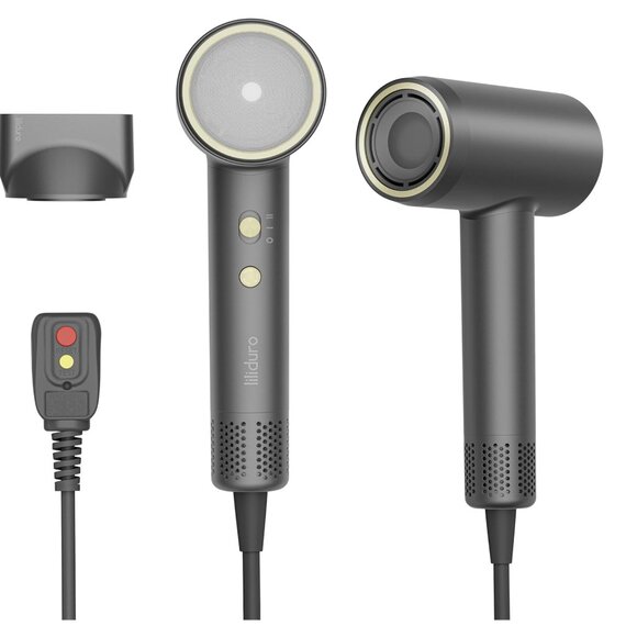 LILIDURO || Mini Hair Dryer- Negative Ionic Blow Dryer - Picture 1 of 5